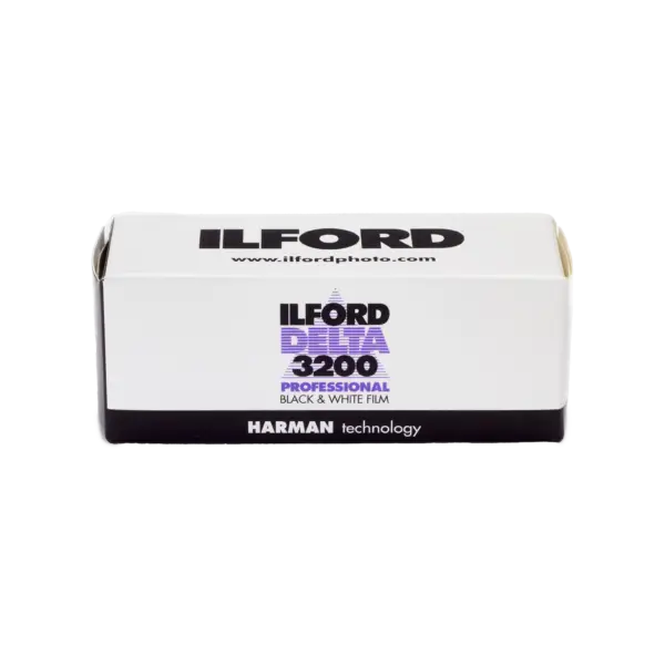 Ilford Delta 3200 Professional, 120 Roll Film, black and white film