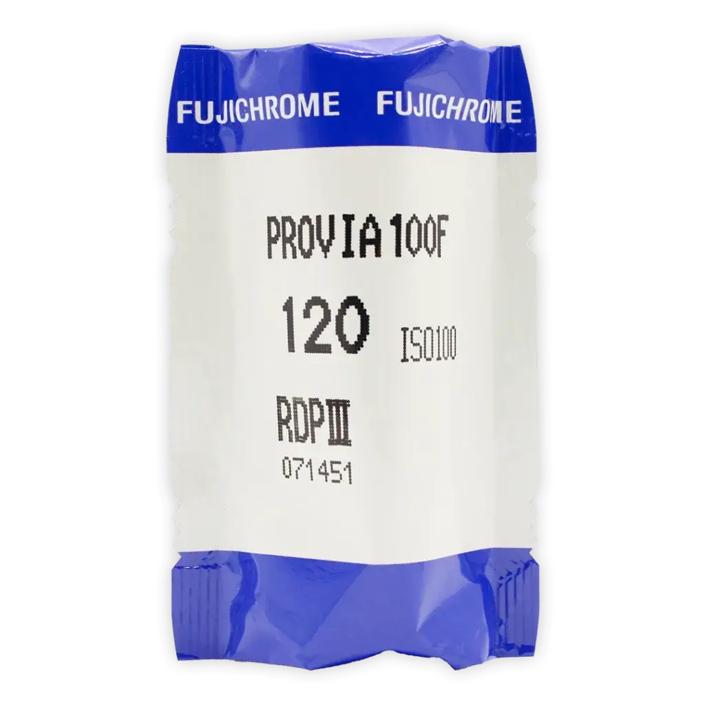 FUJIFILM Fujichrome Provia 100F RDP-III - 120 Format Transparency Film