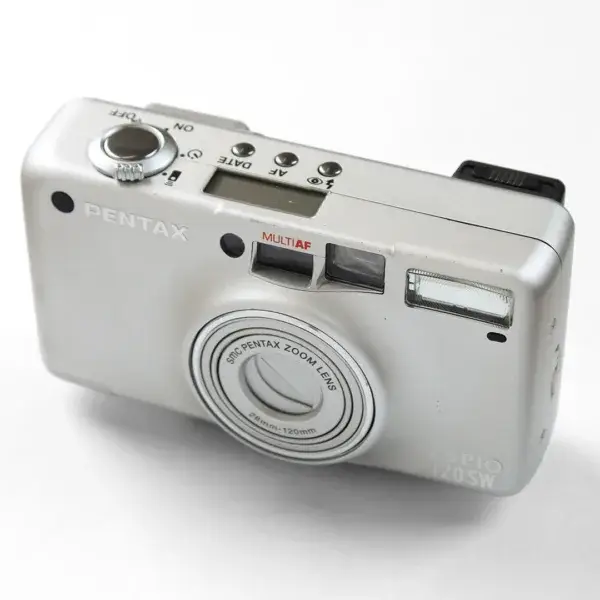 PENTAX ESPIO 120SW 35mm Point & Shoot Film Camera - Sleek design for effortless capturing of stunning moments.
