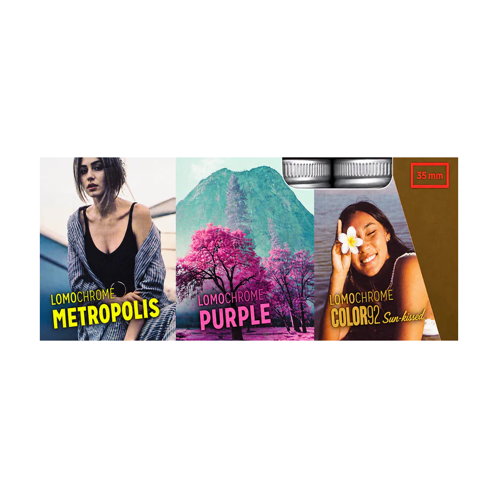 Lomography Analogue Trio Mixed Film Pack 35mm Color Negative Film — 3 Rolls, 36 Exposures Each