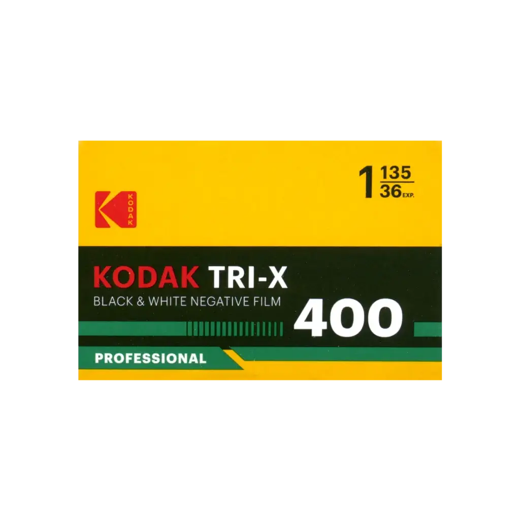 Kodak Professional Tri-X 400 35mm Black & White Film — 36 Exposures, Retro packaging