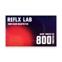 Reflx Lab 800T 35mm color film 36exp
