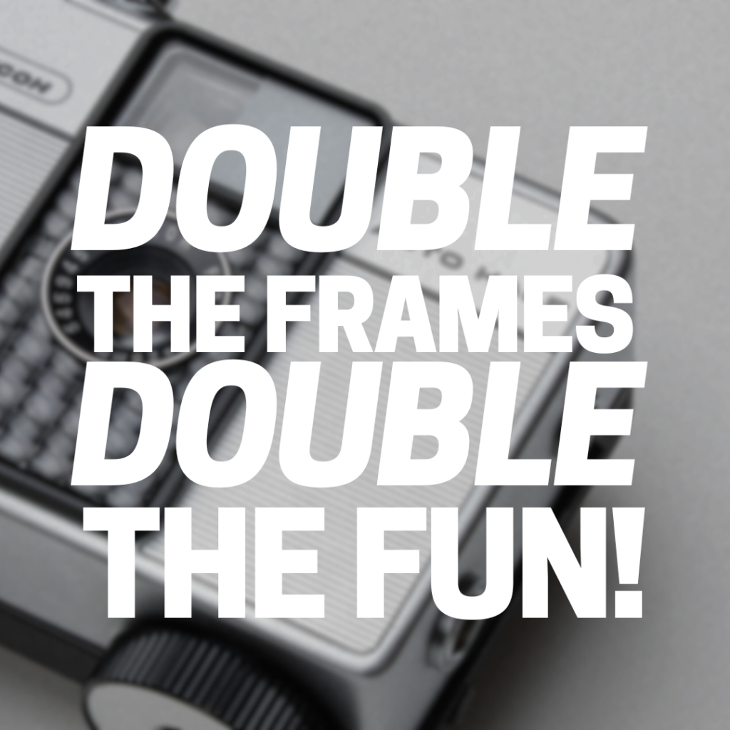 Starting today! There will be no additional charge to scan half-frame film at Graination.