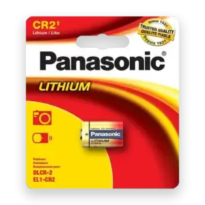 Panasonic CR2 3V Lithium Battery - 1 Pack