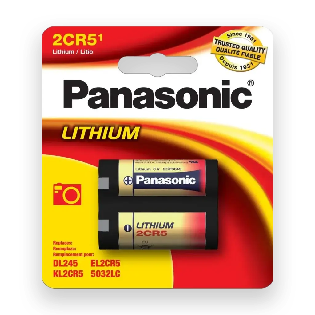 Panasonic 2CR5 Lithium Battery – 1 Pack
