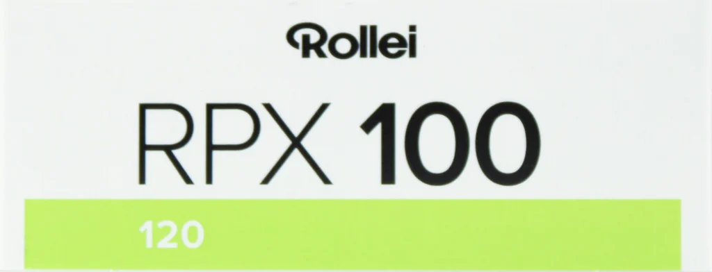 Rollei RPX 100 Black and White Negative Film (120 Roll Film)