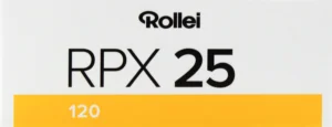 Rollei RPX 25 Black and White Negative Film (120 Roll Film)