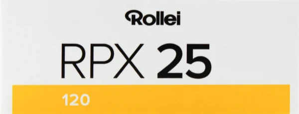 Rollei RPX 25 Black and White Negative Film (120 Roll Film)