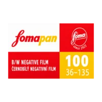 Foma Fomapan 100 Classic 35mm Black & White Film — 36 Exposures, Retro Edition packaging