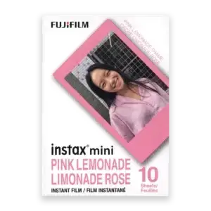 FUJIFILM instax mini Pink Lemonade frame — 10 Exposures