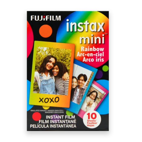 Fujifilm Instax Mini Rainbow Film - 10 Exposures