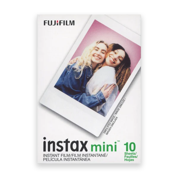 Fujifilm Instax Mini Film, White Single Pack (10 Exposures)