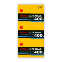 Kodak Eastman UltraMax 400 Color Negative Film (35mm Roll Film, 36 Exposures, 3-Pack)