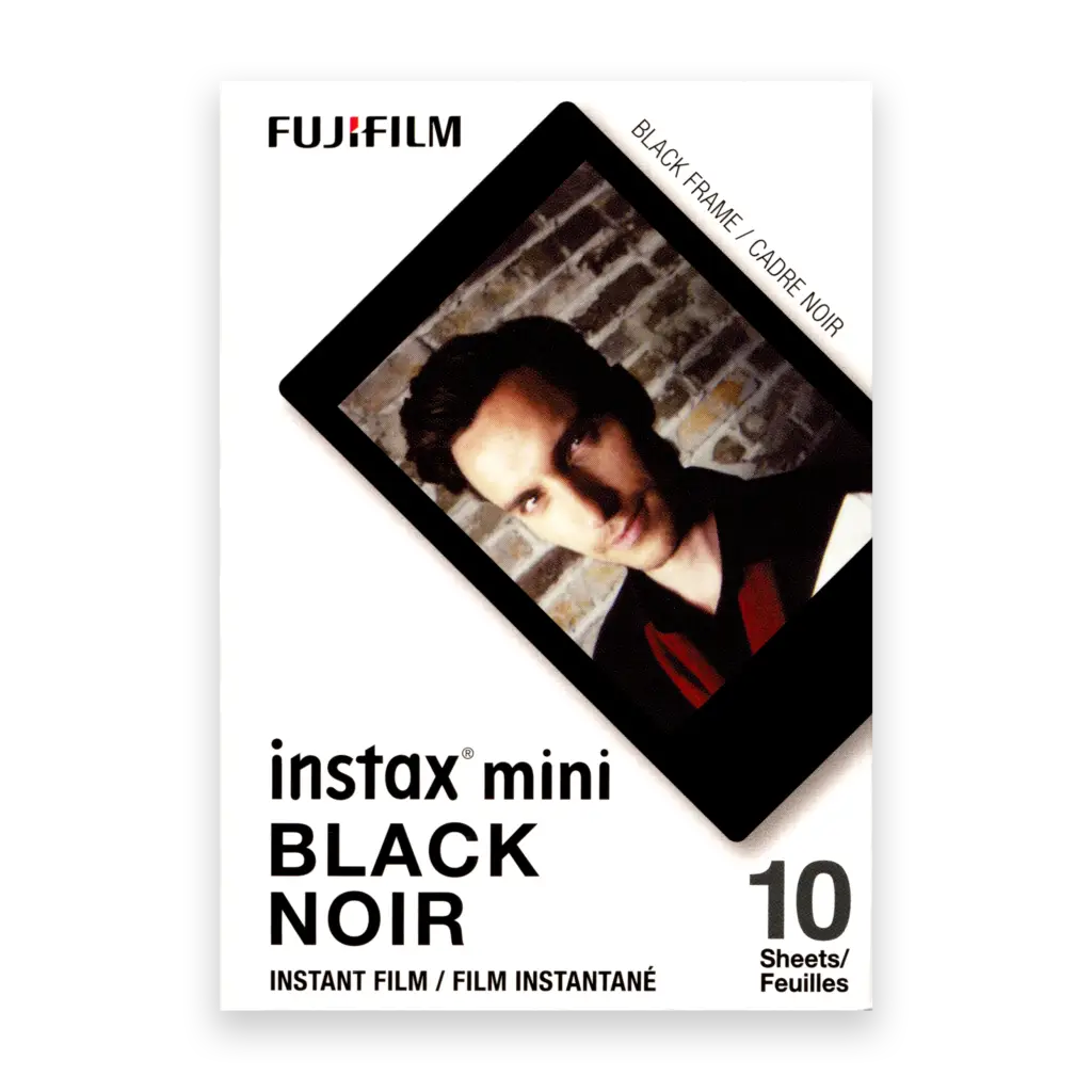 Fujifilm Instax Mini Film, Black (10 Exposures)