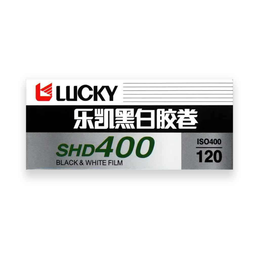 Lucky SHD400 120 Film – B&W ISO 400 Medium Format film