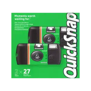 Fujifilm Quicksnap Flash 400 – Disposable Camera Twin Pack