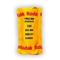 Kodak Ektacolor Pro 800 120 colour negative film — box front
