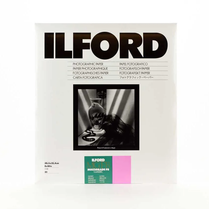 ILFORD MULTIGRADE FB Classic Glossy Darkroom Paper — 11x14 in, 10 Sheets
