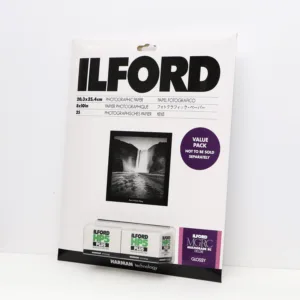 ILFORD Value Pack — RC Deluxe Glossy 8x10 Paper, 25 Sheets + 2 HP5 Plus 400 35mm Rolls