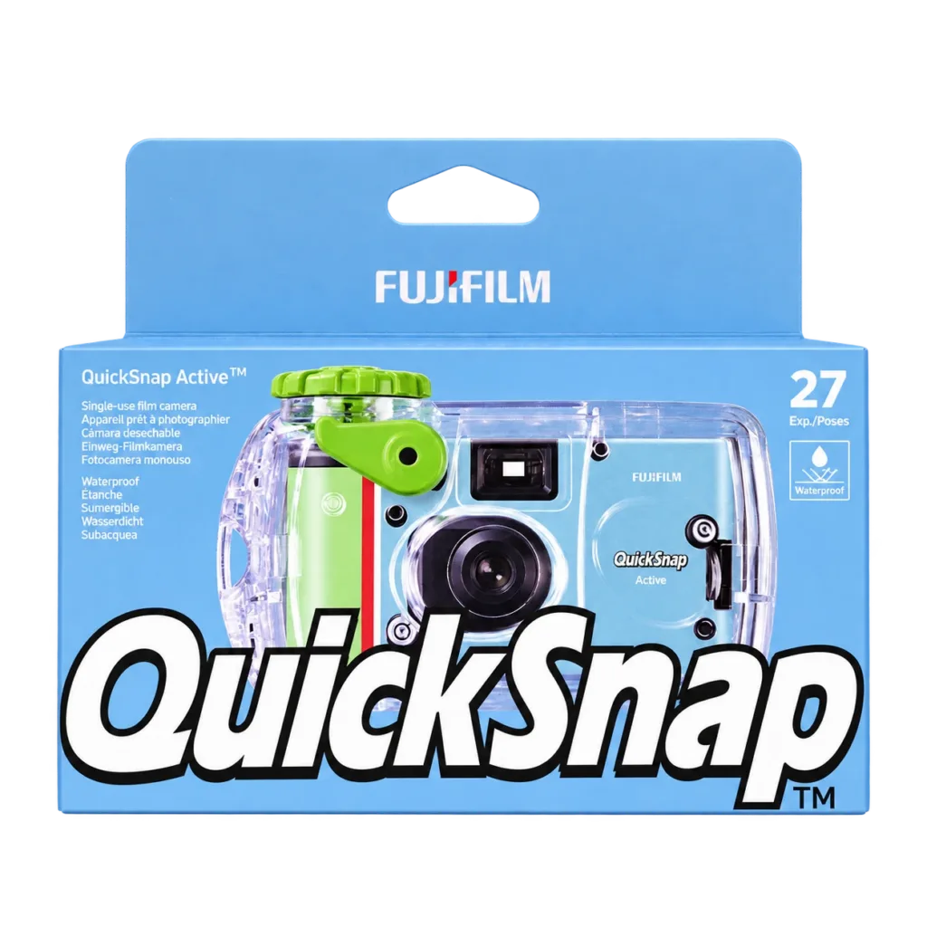 Fujifilm QuickSnap Active Waterproof Disposable Camera — 27 Exposures