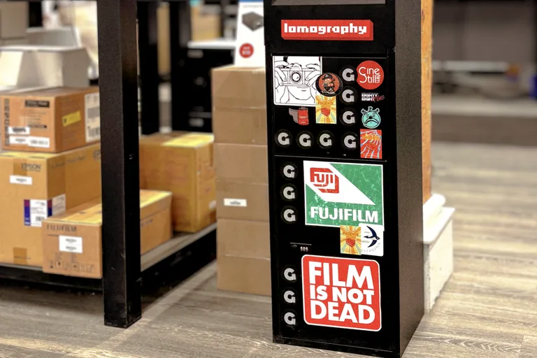 Graination film drop-off box inside Vistek Toronto