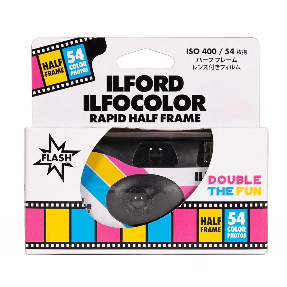 Ilford Ilfocolor Rapid Half Frame single-use camera